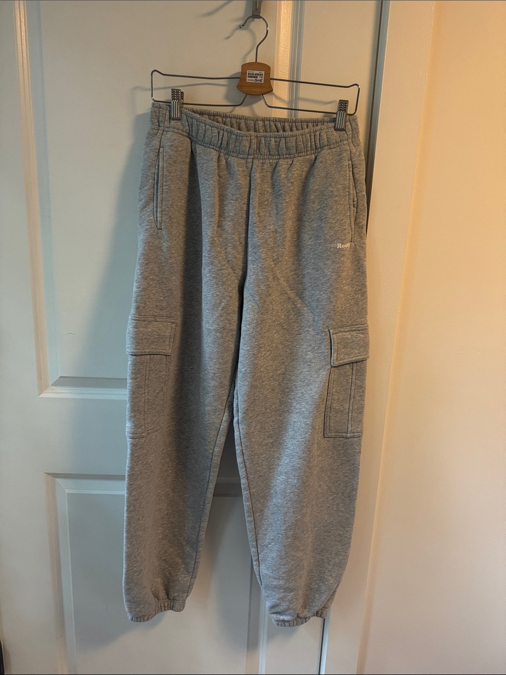 Roots Gray Cargo Joggers